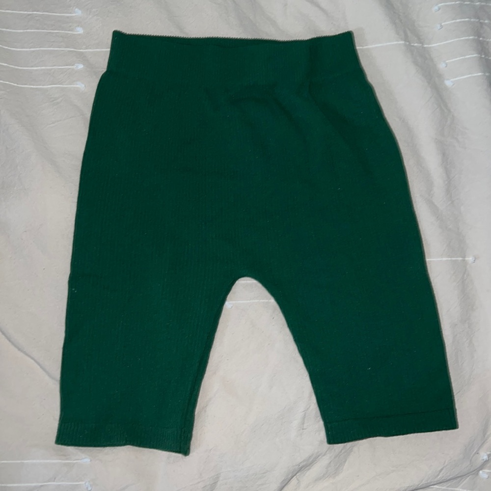 Zara ribbed biker shorts